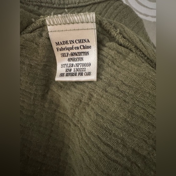 New In Olive Green Romper - Picture 10 of 11